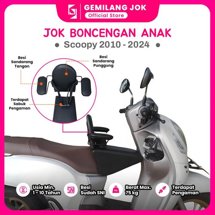 JOK BONCENGAN ANAK UNTUK SCOOPY