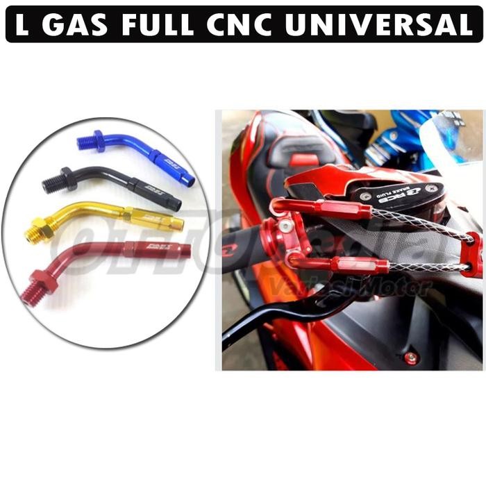 """] SETELAN ENGKOLAN L GAS SPONTAN KONTAN CNC UNIVERSAL NMAX AEROX PCX