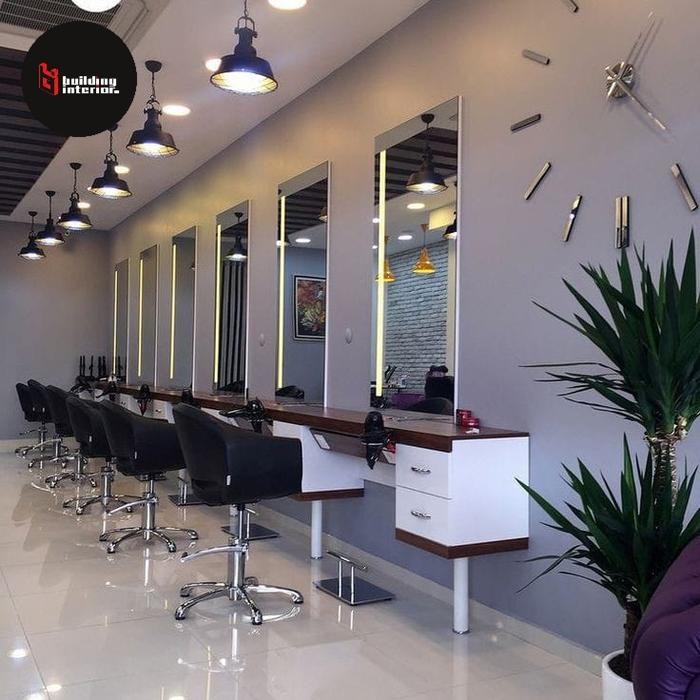 TERLARIS MEJA BARBERSHOP/MEJA CUKUR/MEJA POTONG RAMBUT/KACA BARBERSHOP/KABINET BARBERSHOP
