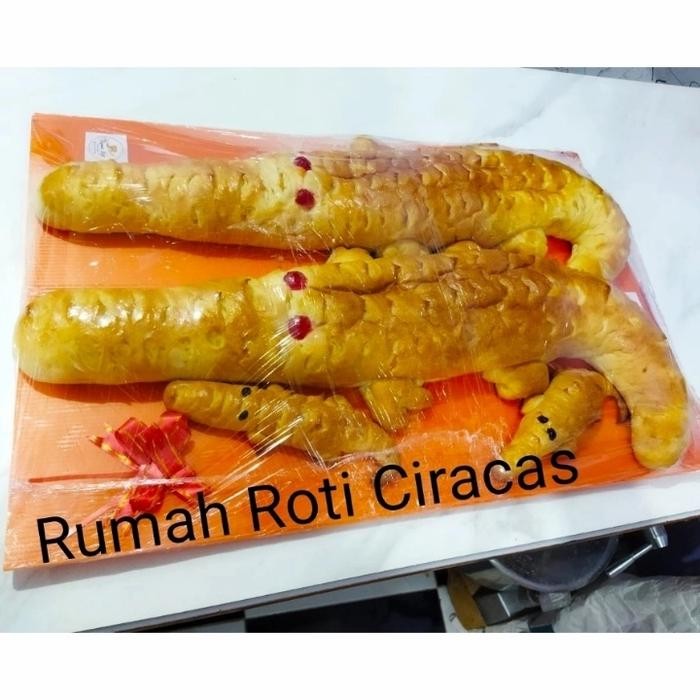 Roti Buaya Sepasang Acara Adat Pernikahan Seserahan Crocodile Bread #Gratisongkir