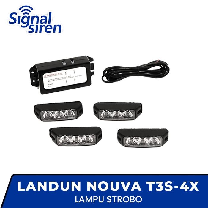 Landun Nouva T3S 4X Lampu Strobo Grill Original