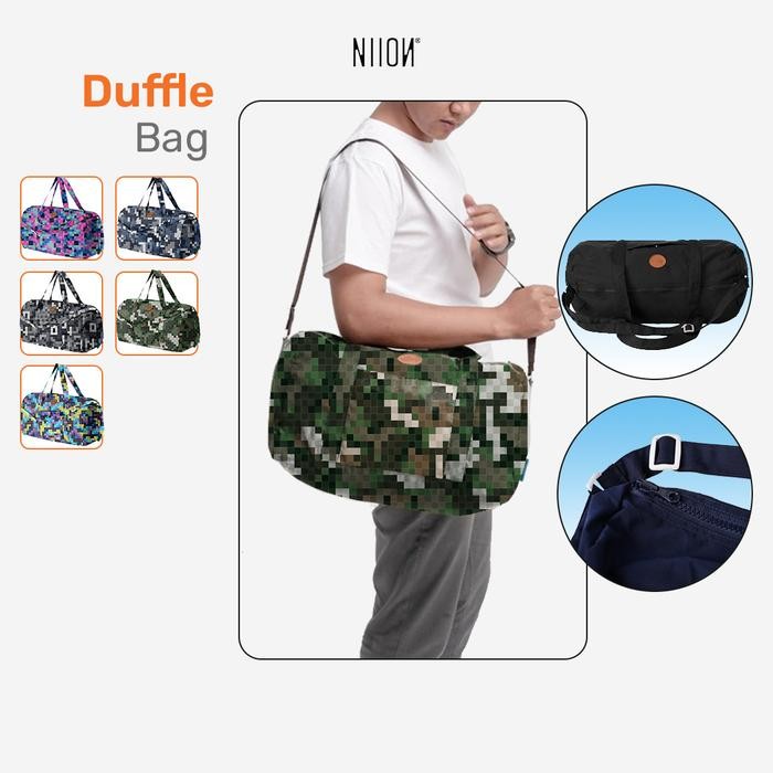 Ready Niion Duffle Pixel Series Travel Bag Cross Body Gym Bag