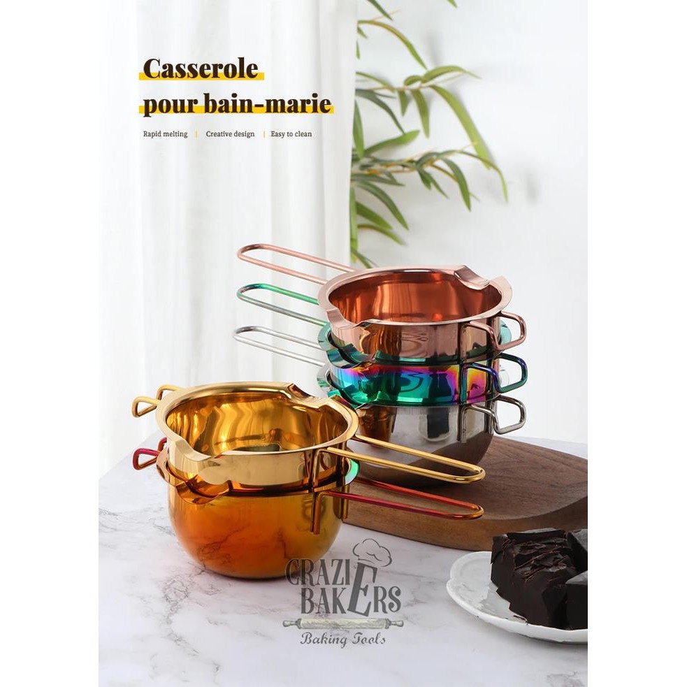 Terbaru Panci Double Boiler Casserolle Pour Bain Marie Pot