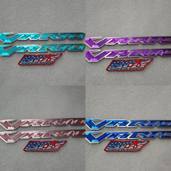 Emblem Logo Vario Titanium - Asli