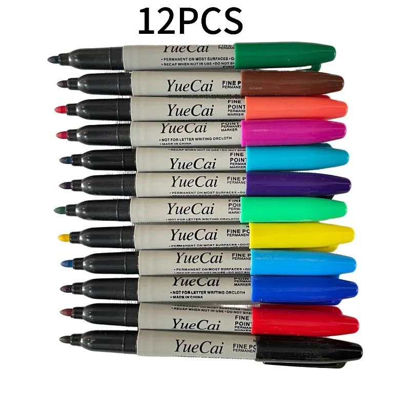 

6/12 Pcs Tattoo Waterproof Transfer Pen Professional Tattoo Transfer Skin Marker Pen For Makeup