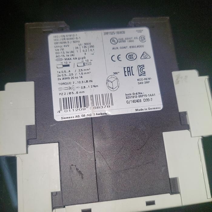 SIEMENS SIRIUS 3RP1505-1BP30 BERKUALITAS