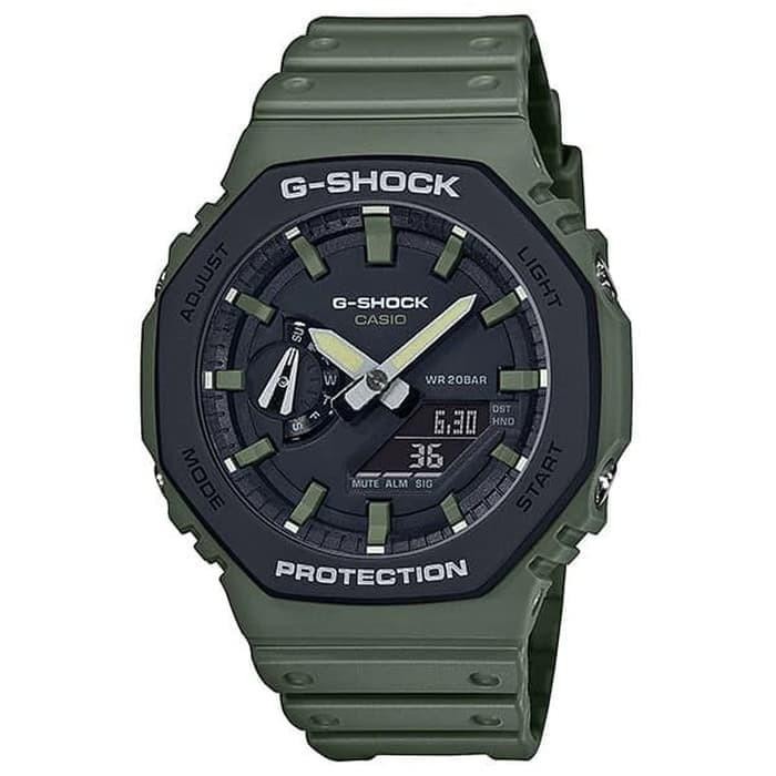 Zylo- Casio G-Shock Ga-2110Su-3Adr / Gshock Ga2110Su-3A Original & Garansi