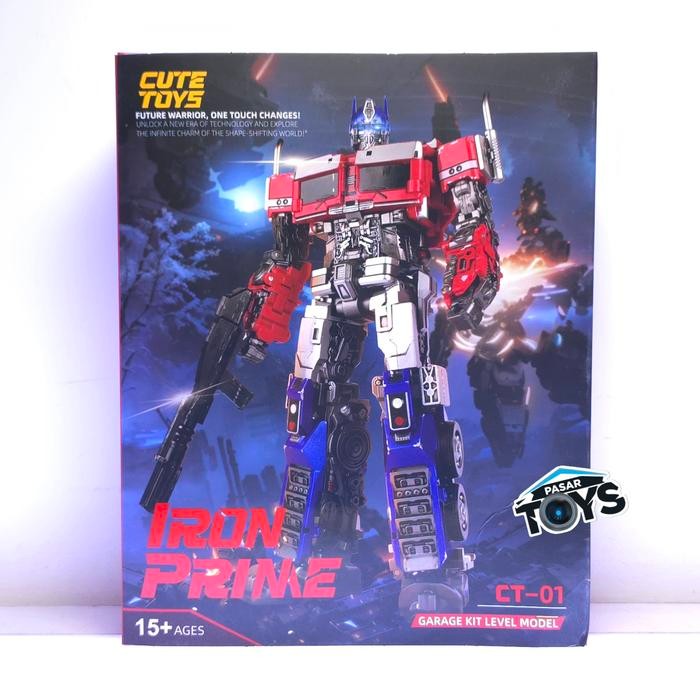 HARGA DISC - Cute Toys CT-01 Iron Prime Optimus Prime ROTB Mainan Robot