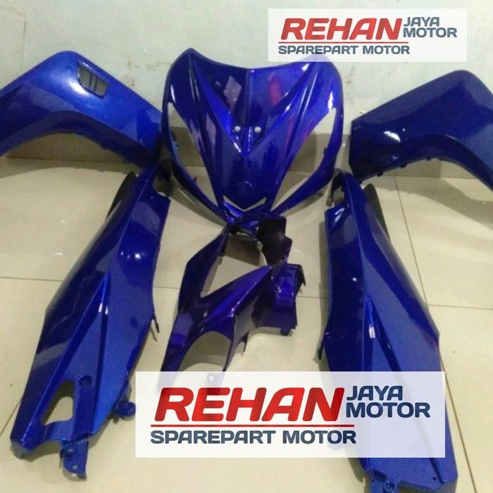 COVER BODY HALUS JUPITER MX 135 OLD / JUPITER MX LAMA BIRU POLOS