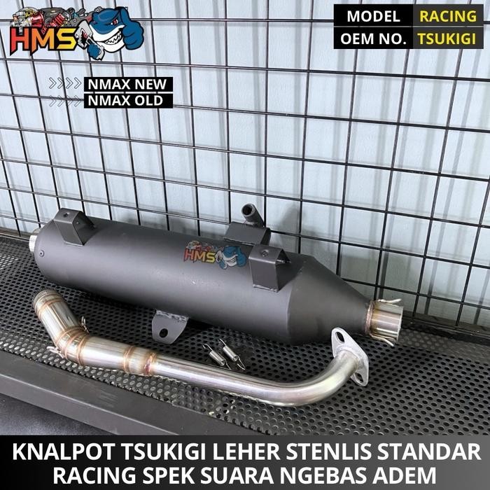 KNALPOT TSUKIGI NMAX NMAX NEW NMAX OLD LEHER STENLIS KNALPOT BOBOKAN SUARA ADEM NGEBAS THAILAND