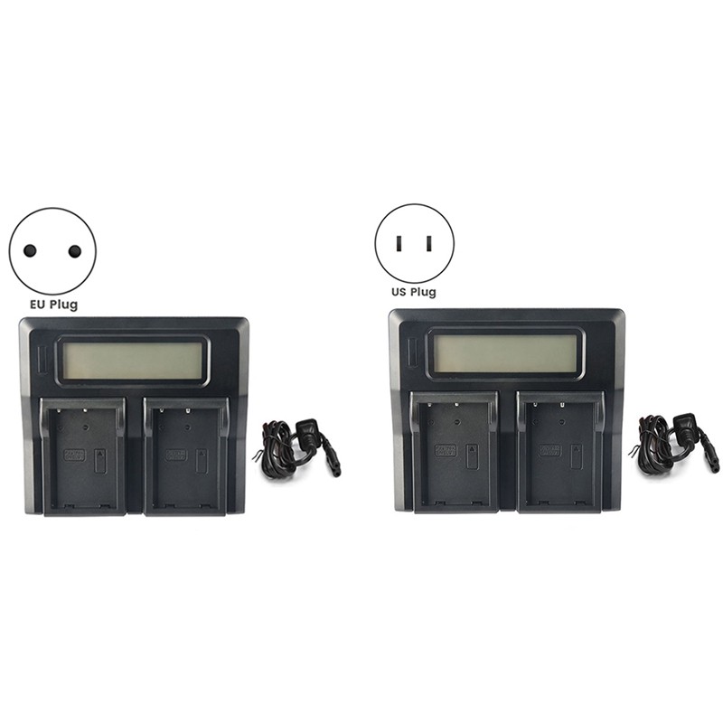 BEST SELLER Retail ENEL9 Camera Battery Double Charger LCD Digital Charger For Nikon D40X D60 D3000 