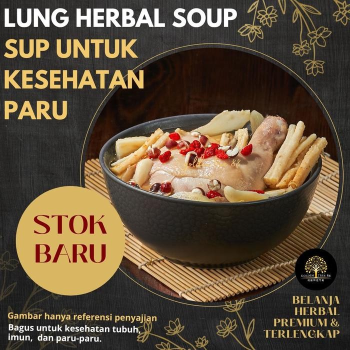 

New Premium Nourishing Lung Herbal Soup Sup Herbal Nutrisi Paru - Paru