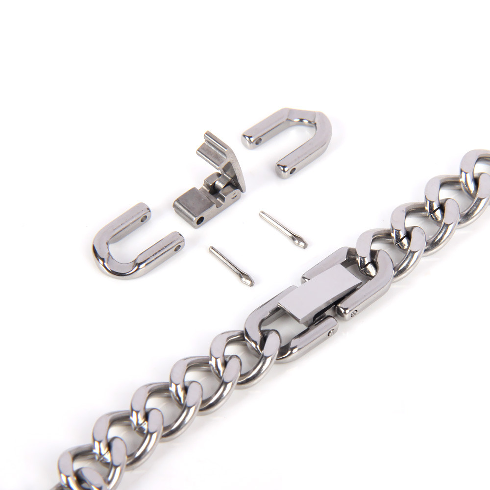 

2Pcs Stainless Steel High-End Connecting Buckle Clasps Hooks Connectors Bracelet Necklace For Diy