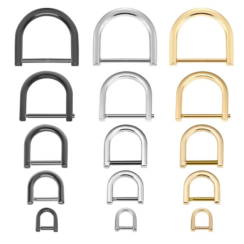 

Metal D Ring D-Rings Buckle For Belt Handbag Strap Bag Hardware Sewing Accessories 10Mm 15Mm 20Mm