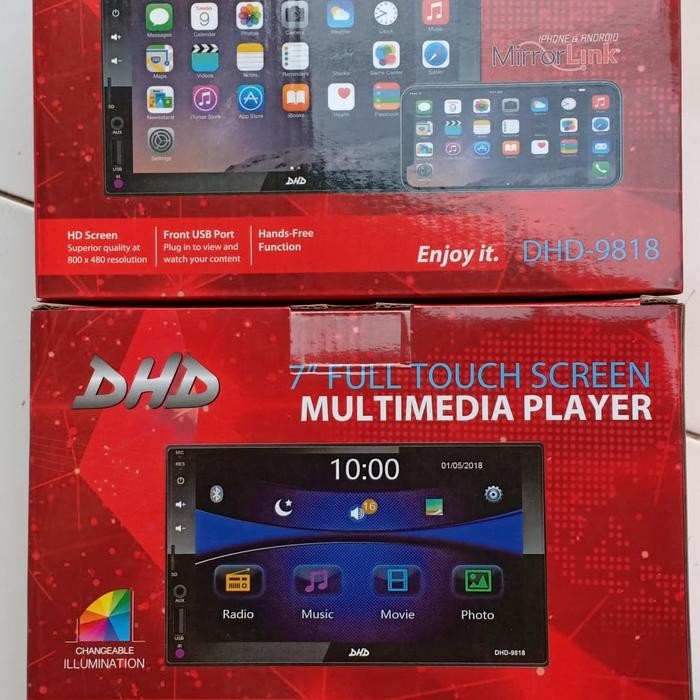 head unit tv mobil doubeldin DHD sigra calya MIRRORLINK free kamera