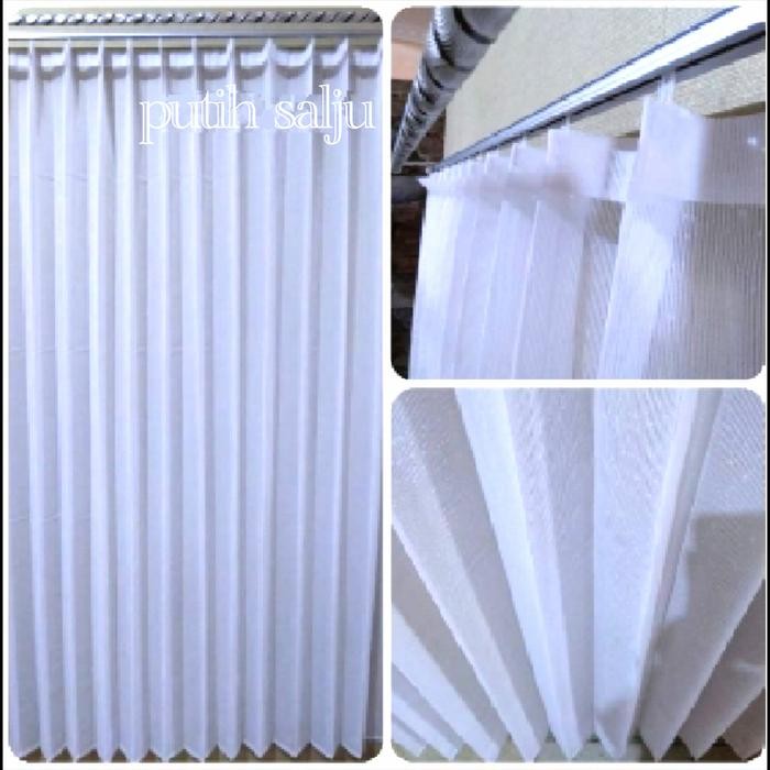..... Gorden Vitrase Daleman Putih Polos Gorden Jendela