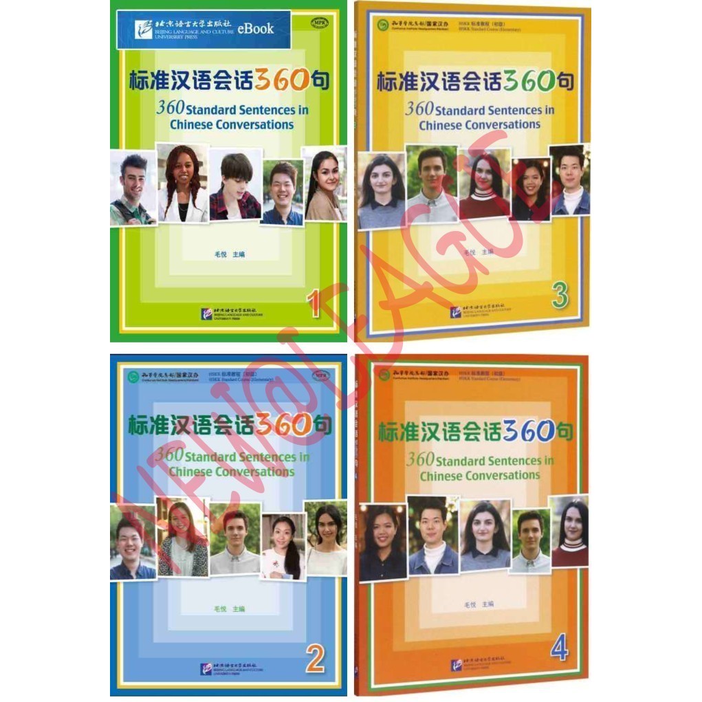 

HOT SALE! Buku 360 Standard Sentences in Chinese Conversations 1 - 4 - Level 3