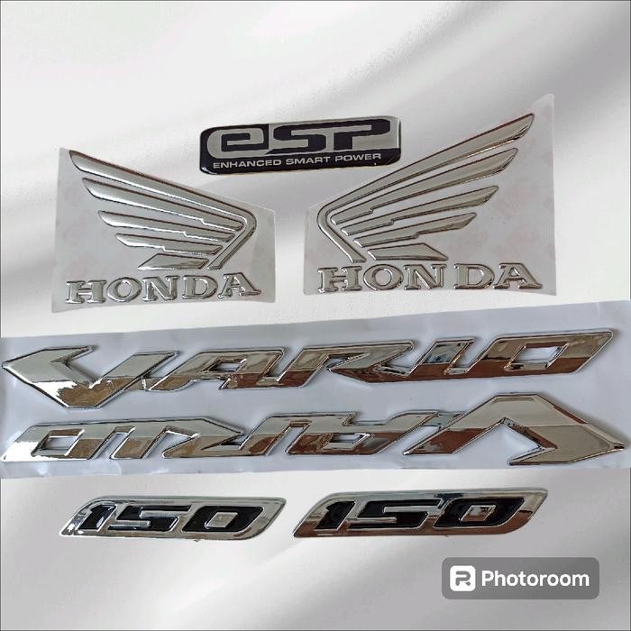 Emblem Logo Timbul Vario 150 Led Old Full Set Sayap Honda Emblem Vario 150 Paket Komplit Motorcycle