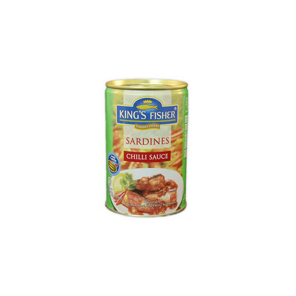 

KING S FISHER SARDINES CHLLI SAUCE 425GR
