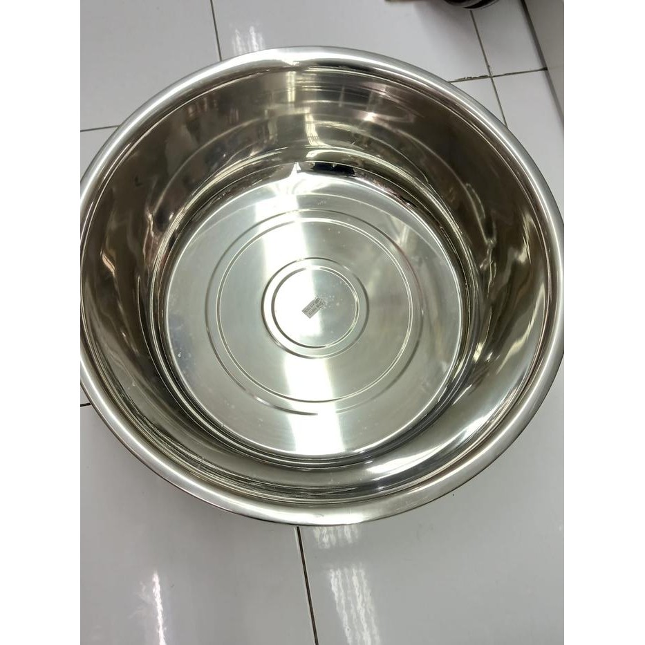 Silahkan Order] HAKAI Stainless Basin / Mixing Bowl / Baskom 70 cm #SSHB-RRP/70