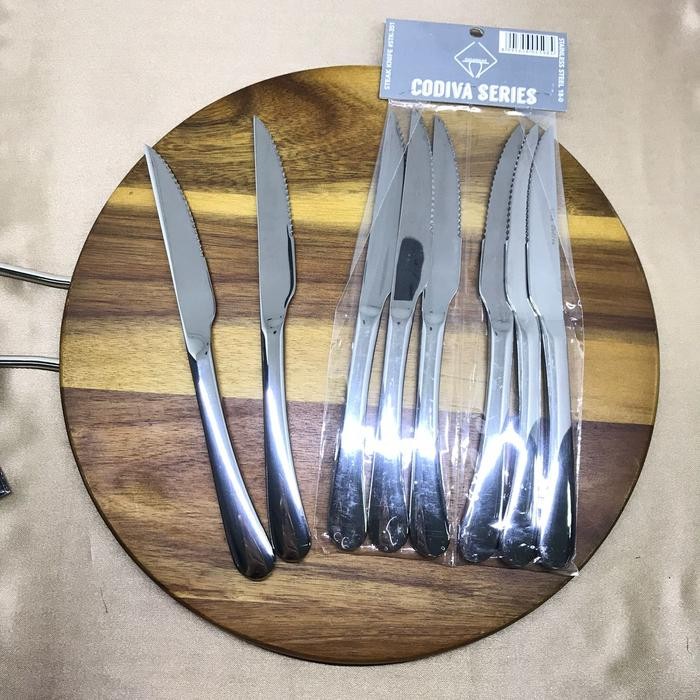 ] GIGA Codiva Steak knife / Pisau Steak / Daging 23 cm 6 Pc #STK-351