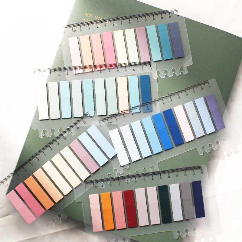 

Color Series Self Adhesive Memo Pad, Sticky Notes, Bookmark, Point It Marker, Sticker Paper, Office,