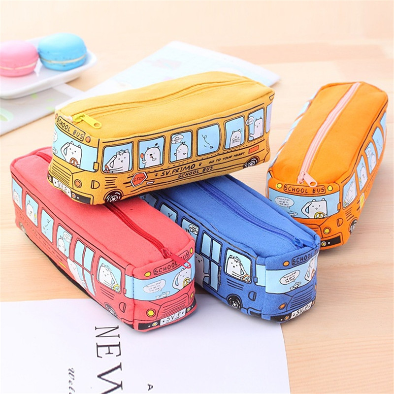 

1 Pcs Colors Large Capacity Pencil Case Kawaii Pencilcase School Pen Case Supplies Pencil Bag School