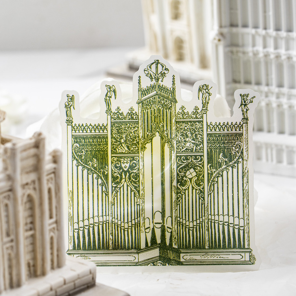 

10Pcs/Lot Memo Pads Material Paper Medieval Castle Journal Scrapbooking Paper Card Background