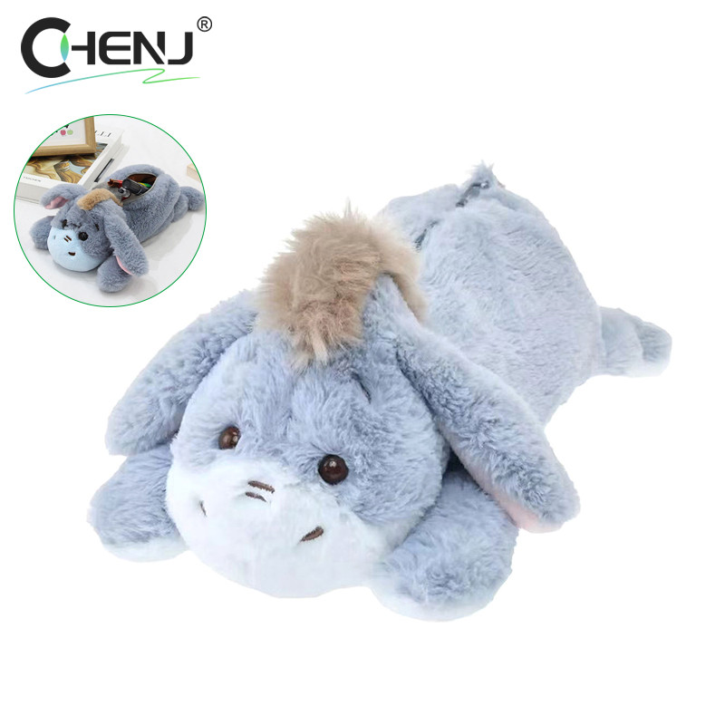 

Cartoon Picard Pig Eeyore Plush Toy Shaped Pencil Case Stationery Storage Bag Plush Pencil Pouch