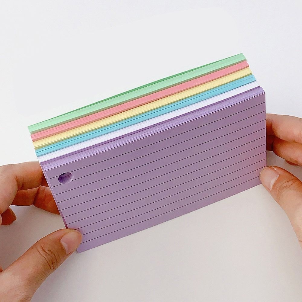 

50Pcs Binder Notepad Portable Word Book Card Loose-Leaf Book Cute Korean Creative Ring Note Pads