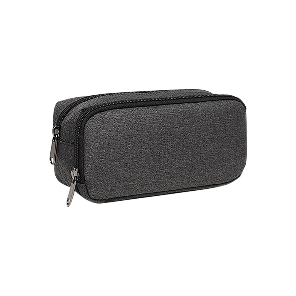 

Simple Nylon Large Capacity Double Layered Stationery Box Portable Student Stationery Bag