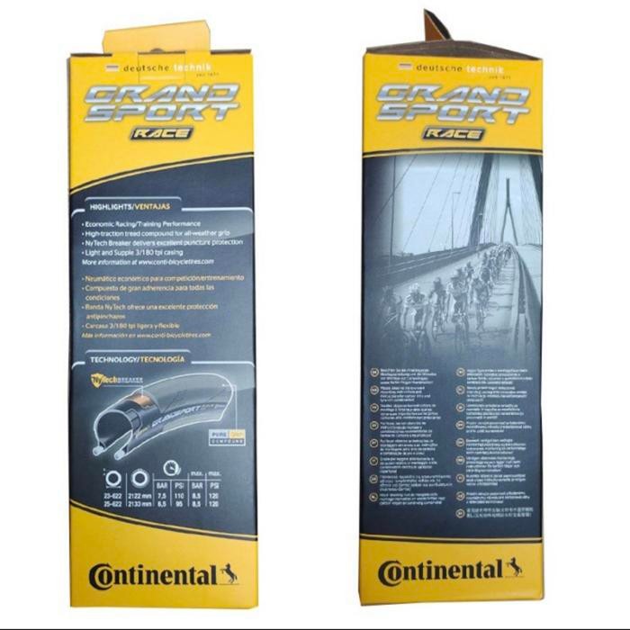 CONTINENTAL Grand Sport Race Ban Luar Continental 700x25c 28c