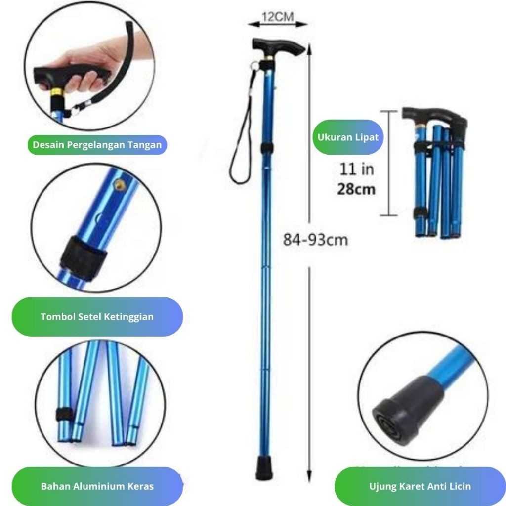 PROMO / Tongkat Trekking / Tongkat Pemandu / Tongkat Jalan / Tongkat Pendaki / Tongkat Daki Gunung /