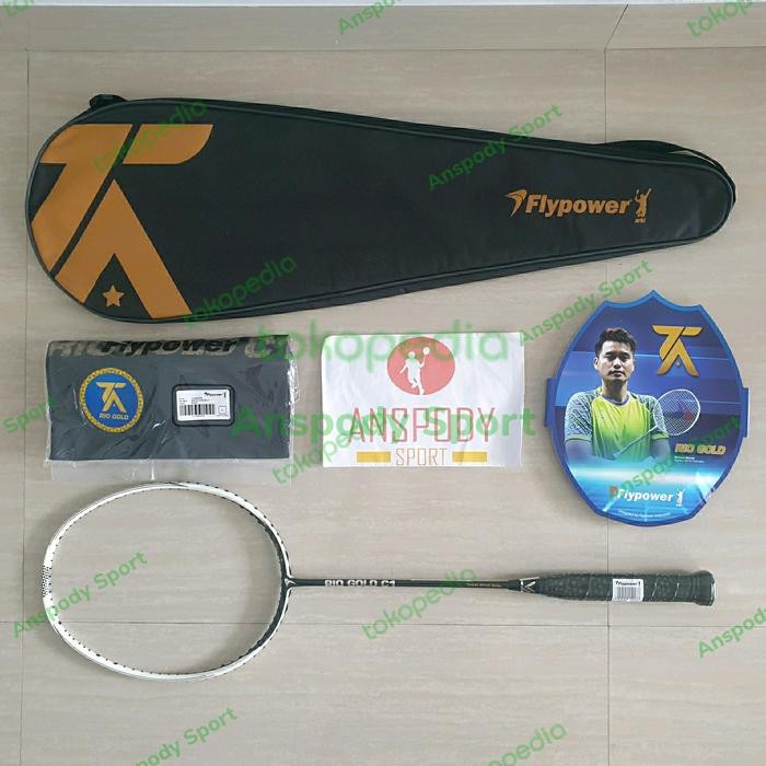 READY RAKET BADMINTON FLYPOWER RIO GOLD C1
