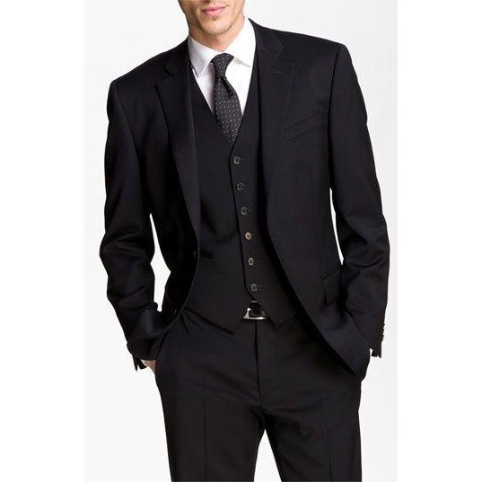 Rawman- Setelan Jas Hitam Pria - Jas Nikah Formal 5In1 - Executive Black Full