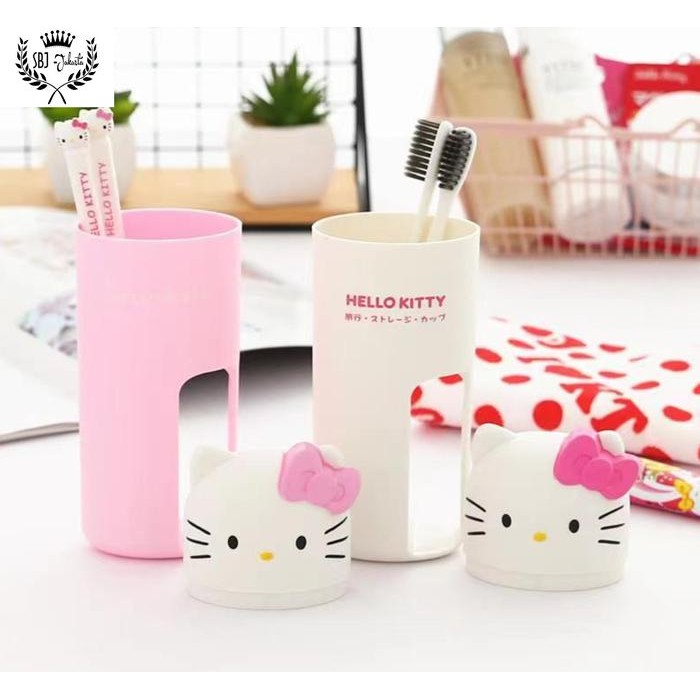 Set Sikat gigi anak Travel tempat sikat gigi Sanrio Original