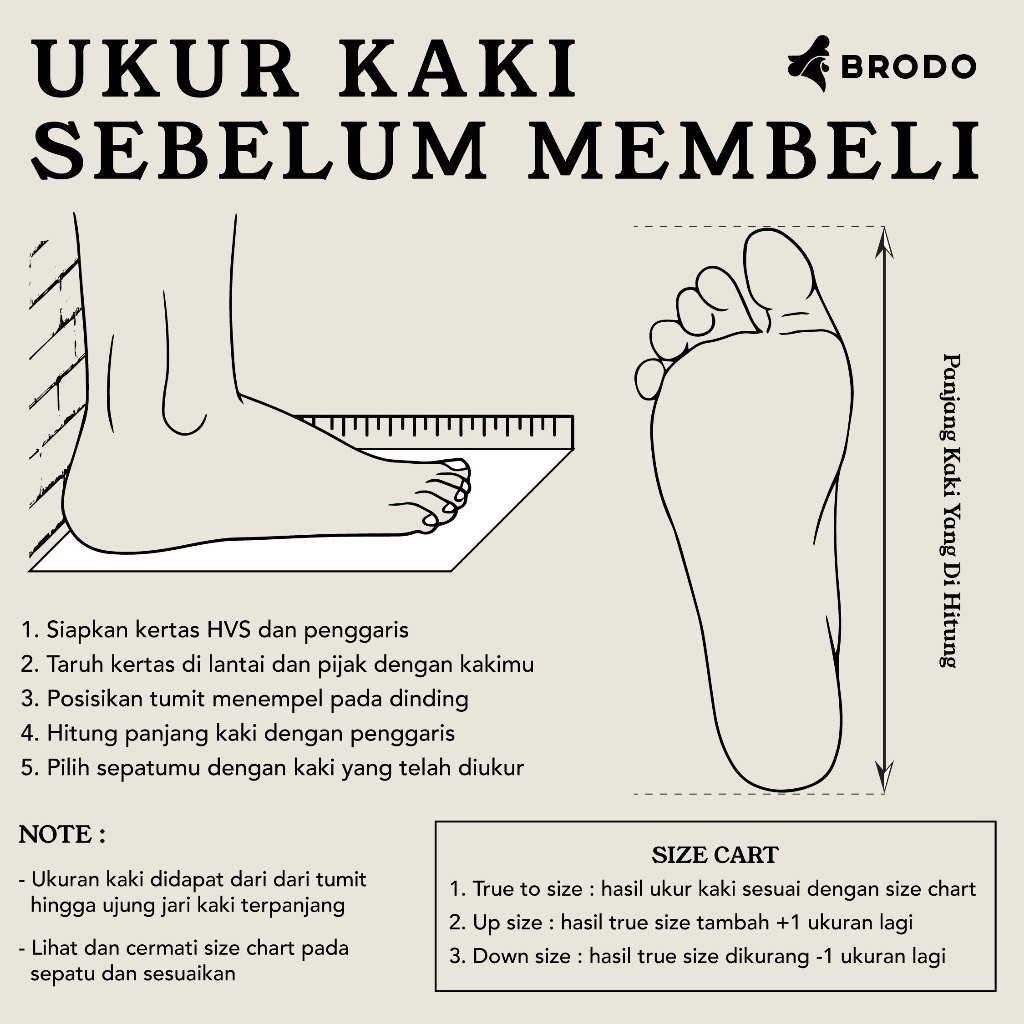 BRODO - Sepatu Signore Manggala Full Black