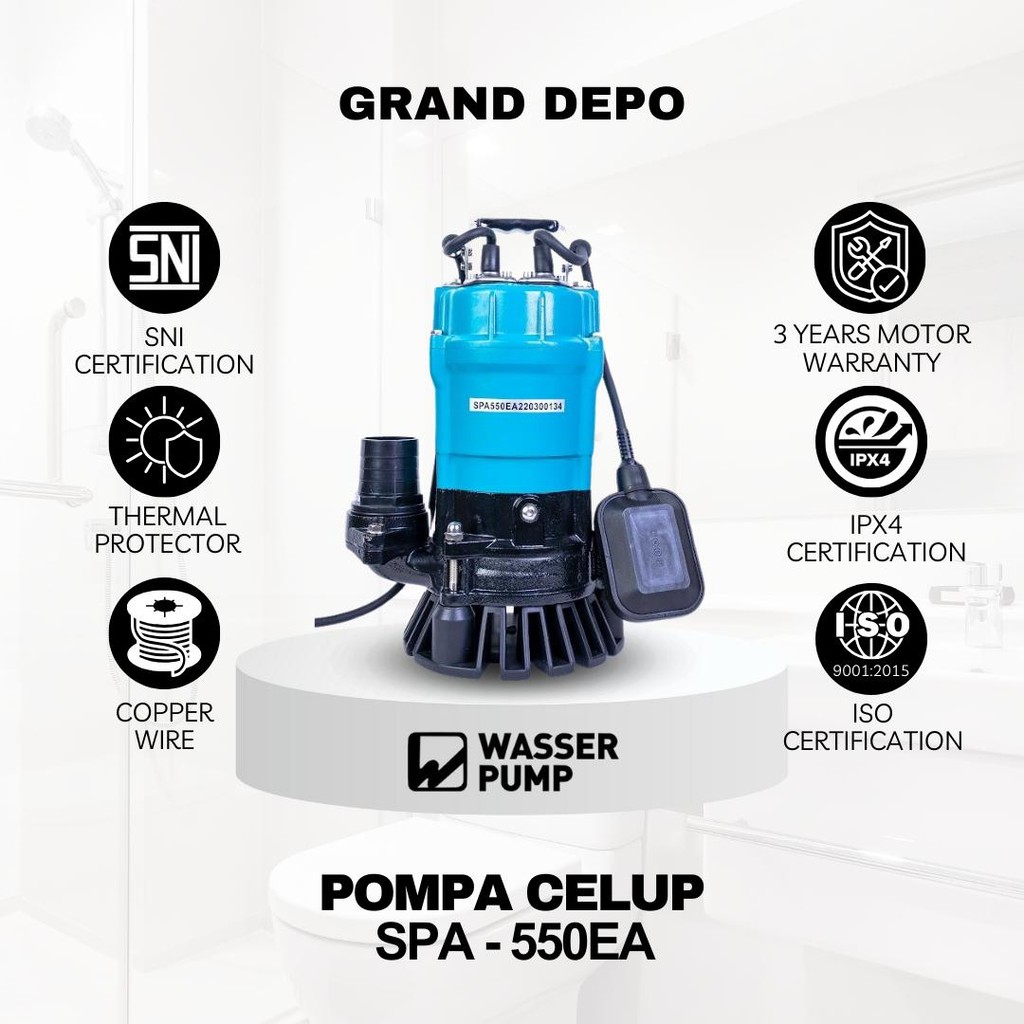 Wasser Pompa Air Celup SPA 550EA / Pompa Celup Wasser