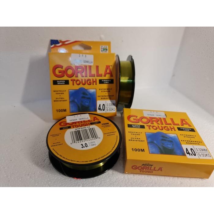 Senar Murah Berkley Gorilla 100 M warna (Hijau Lumut)