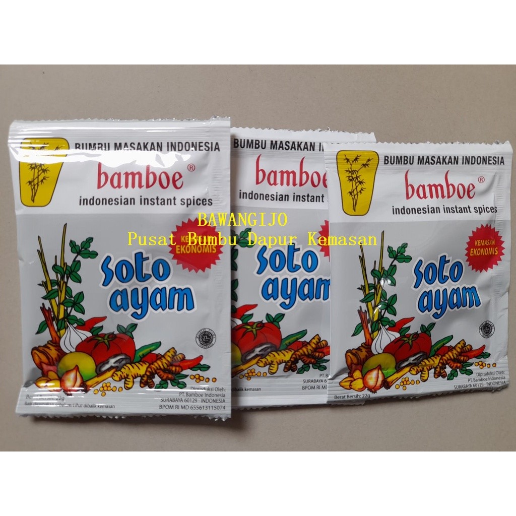 

Bumbu Masak Instant Bamboe Mini SOTO AYAM 22gr