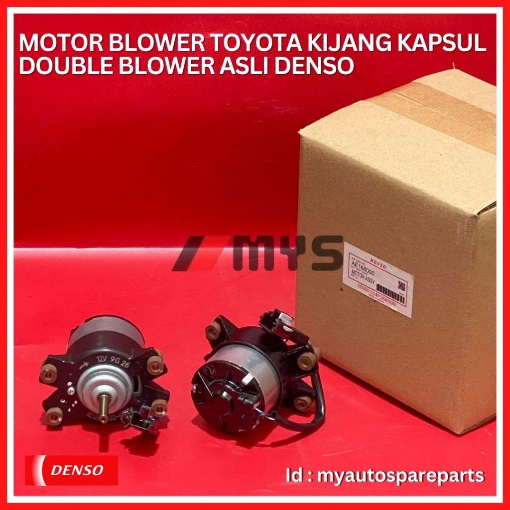 MOTOR BLOWER KIRI AC Mobil TOYOTA Kijang Kapsul DOUBLE BLOWER ASLI DENSO