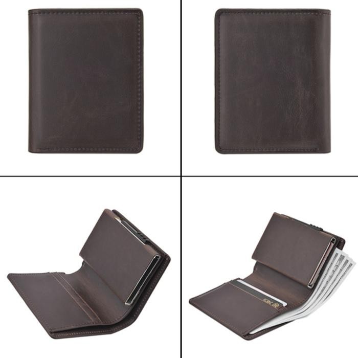 

DOMPET KARTU CARD HOLDER RFID DOMPET PENDEK LIPAT 3207