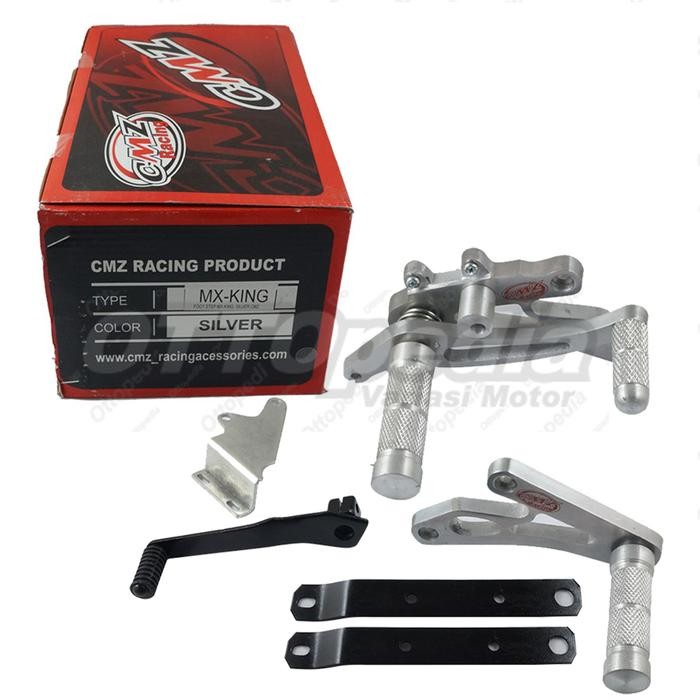 yang dicari@@@@] Footstep Bebek Underbone CMZ Jupiter Mx King 150 Full Set silver