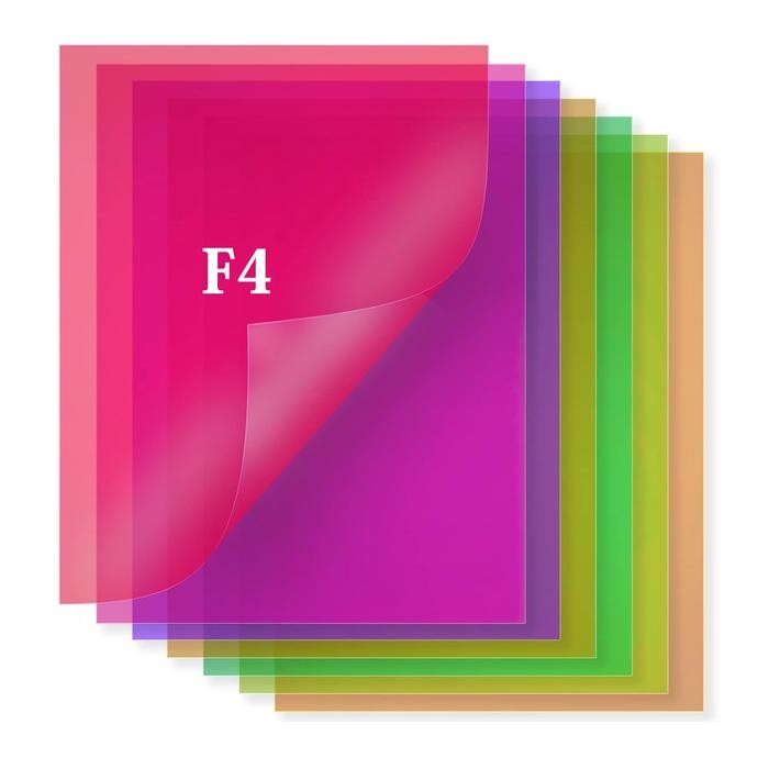 

Mika Film Transparant Binding Cover / Mika Jilid Plastik F4 / Jilid Cover Bening Transparant F4 /