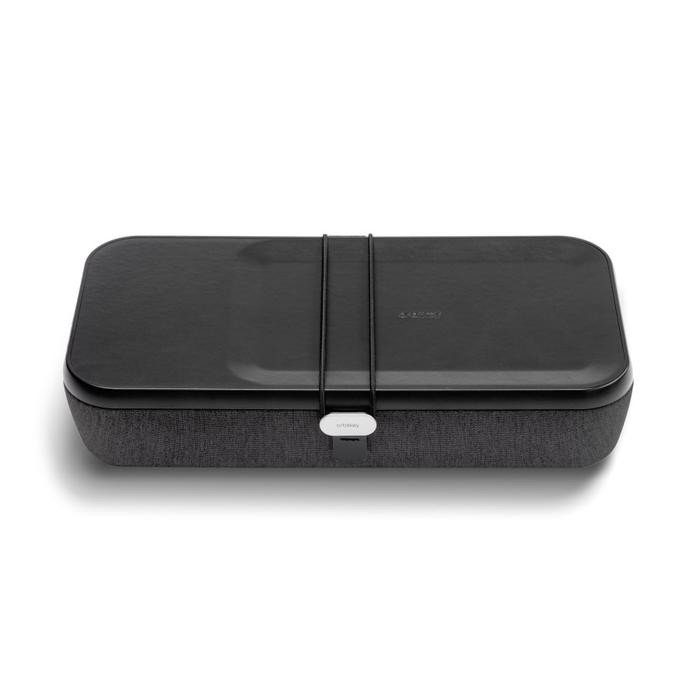 

Orbitkey Nest V2 Black Desk Organiser Wireless Charger iPhone Airpods