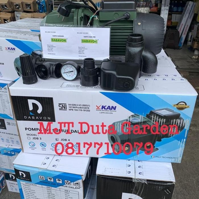 Ready JT pompa air dabavon 255 jdb3 jetpump tanpa tabung