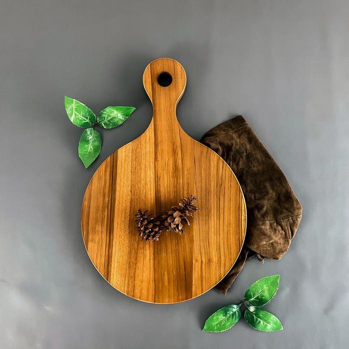 Talenan Kayu Bulat Talenan Kayu Mahoni Talenan Kayu Pizza