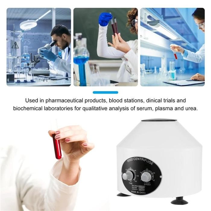 

Alat centrifuge 6 Hole 4000 rpm alat prp memisahkan Mesin Dermatology Plasma Darah tabung