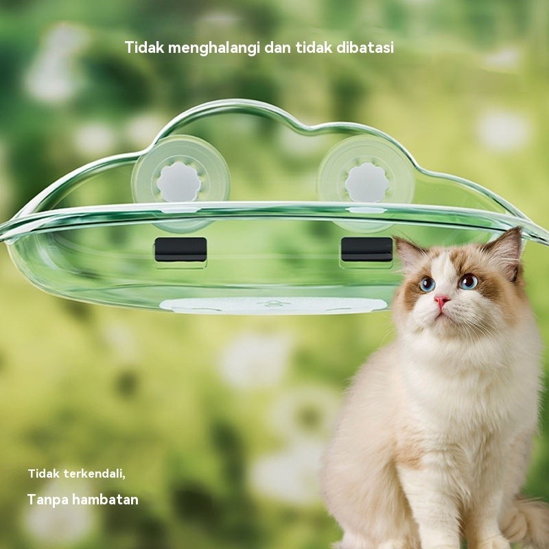 AimayaPet Tempat Tidur Kucing Kursi Hammock Jendela Kucing / Cat Condo / Tempat Tidur Hammock Kucing