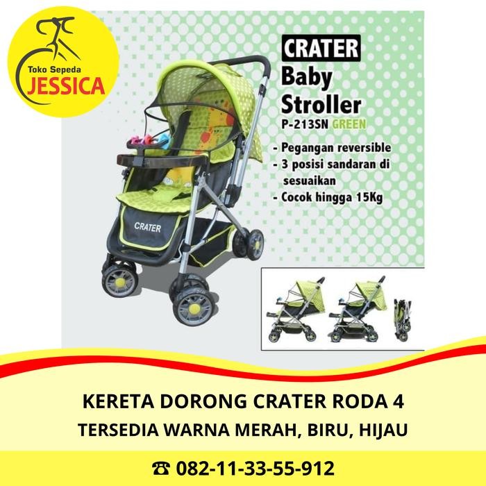 Kereta Dorong Crater Roda 4 Baby Stroller -Gratisongkir